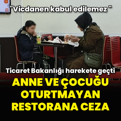 O restorana ceza kesildi
