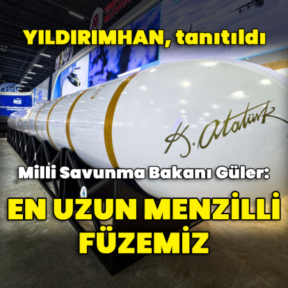 Milli Savunma Bakanlığı, YILDIRIMHAN'ı tanıttı