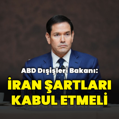 "İran şartları kabul etmeli"
