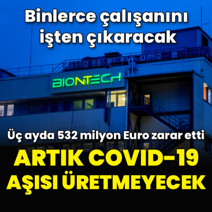 BioNTech artık COVID-19 aşısı üretmeyecek