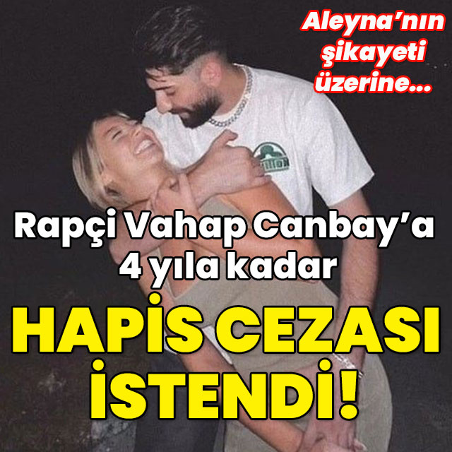Şarkıcı Vahap Canbay'a 4 yıla kadar hapis istendi!