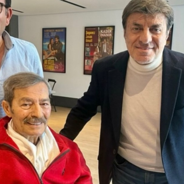 Coşkun Sabah'tan Kadir İnanır'a ziyaret