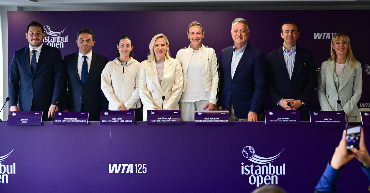 İstanbul Open Tenis Turnuvası'nın basın toplantısı