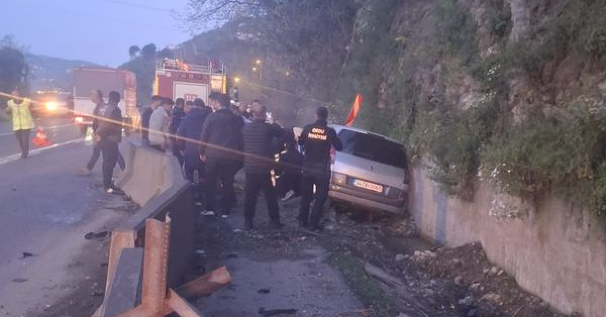 Ordu'datrafik kazası polis memuru öldü