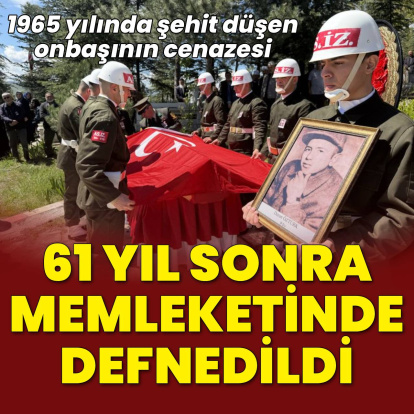 61 yıl sonra defnedildi