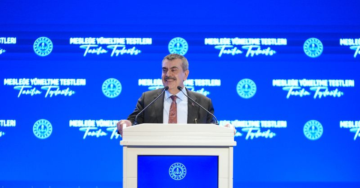 Bakan Tekin Mesleğe Yöneltme Testleri Açıkladı