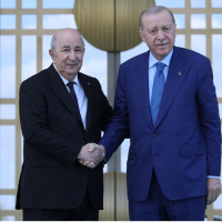 Cumhurbaşkanı Erdoğan, Abdülmecid Tebbun'la görüştü