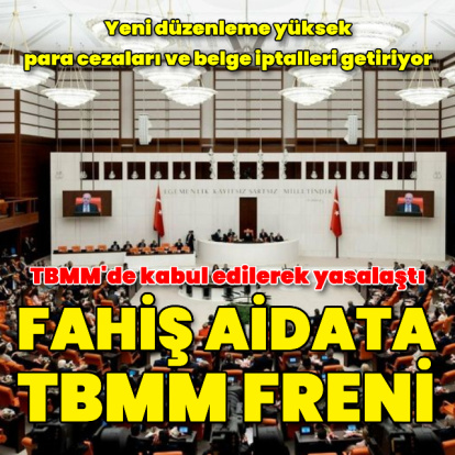 Fahiş aidata TBMM freni!