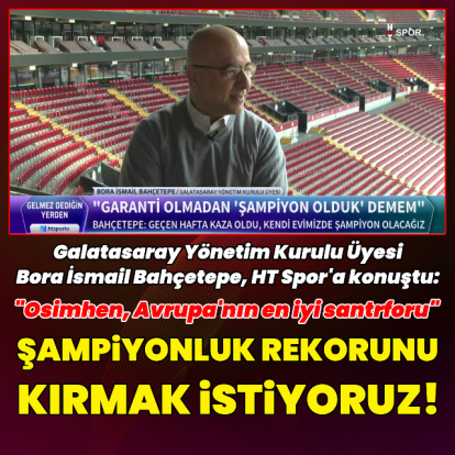 "Şampiyonluk rekorunu kırmak istiyoruz"