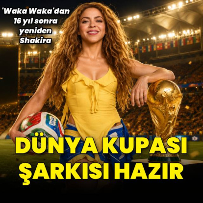 Dünya Kupası şarkısı Shakira'dan