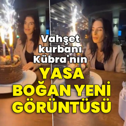 Kübra'nın yasa boğan yeni görüntüsü