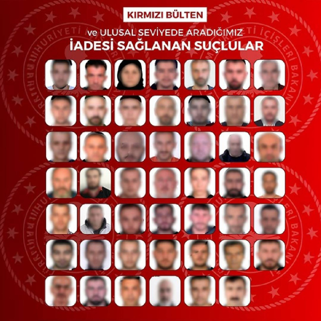 48 suçlu iade edildi