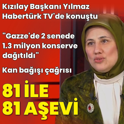 "Gazze'ye 1 milyon konserve dağıtıldı"