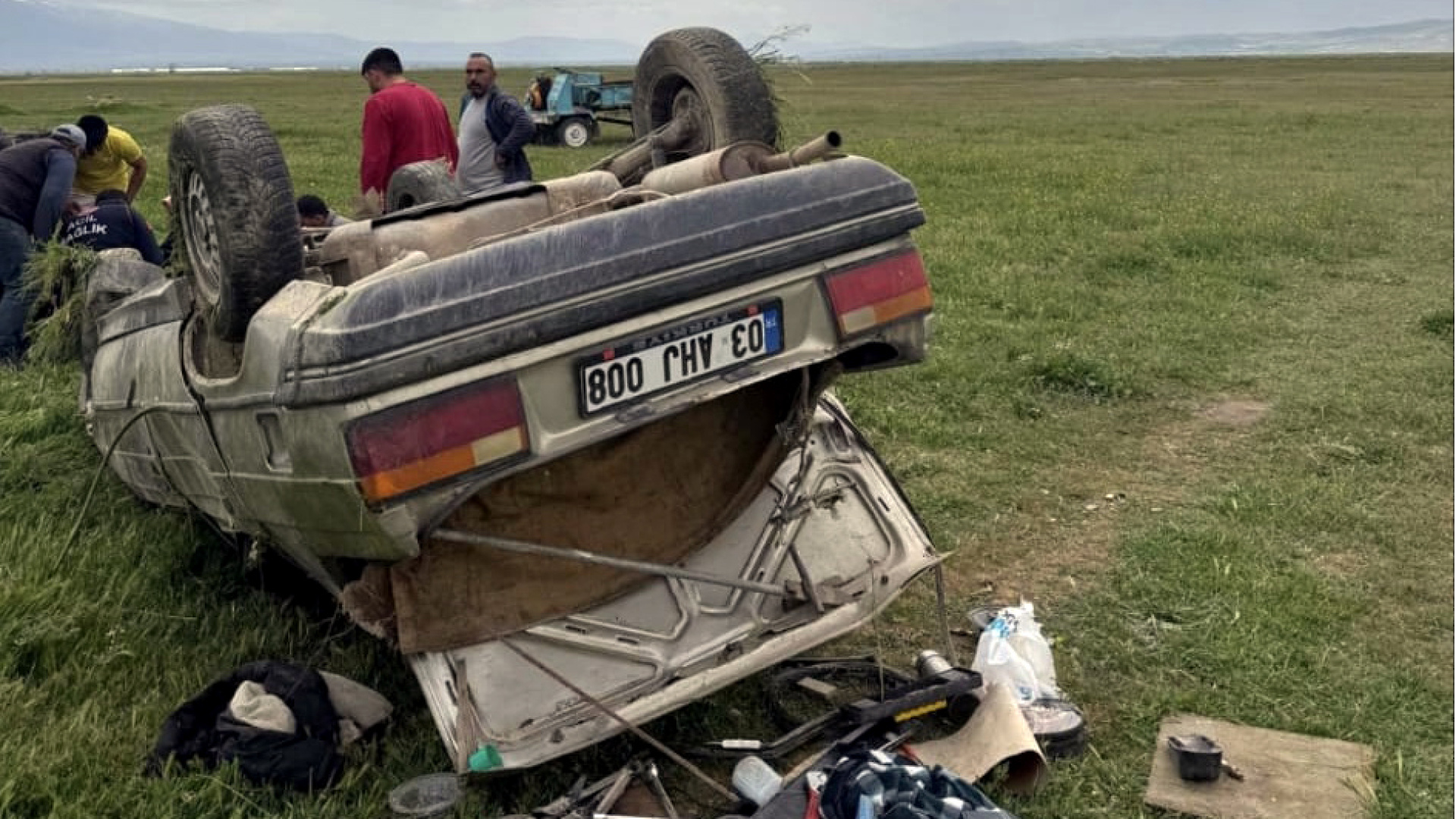 Bolvadin'de feci kaza: 14 yaşındaki Ahmet Göçmen hayatını kaybetti