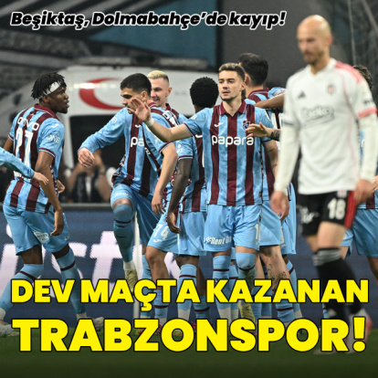 Dev maçta kazanan Trabzonspor!