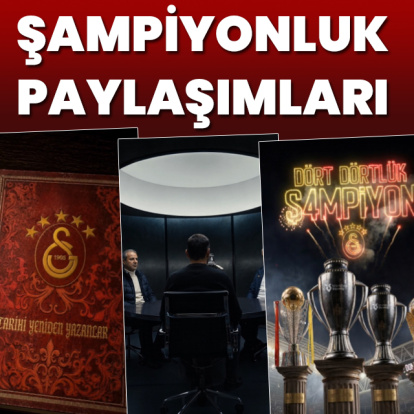 Galatasaray'dan art arda şampiyonluk paylaşımları! - HT Spor