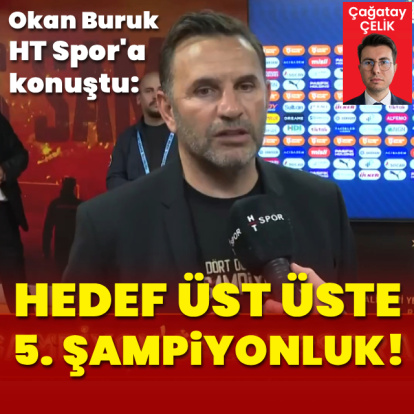 "Hedef üst üste 5. şampiyonluk"