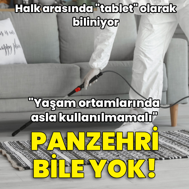 Bu ilaçlamalara dikkat: Panzehri yok, ölüme neden olur