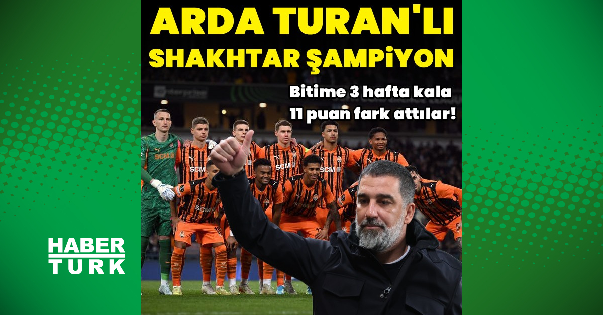 Shakhtar Donetsk, SK Poltava'yı 4-0 yenerek Şampiyonluğunu İlan Etti
