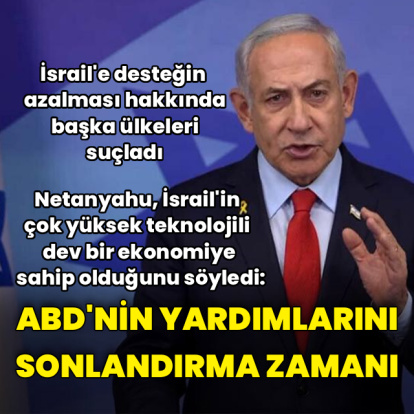 "ABD'nin İsrail'e yardımlarını sonlandırma zamanı geldi"