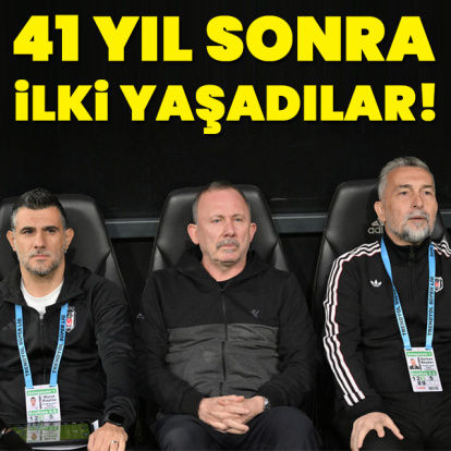 Beşiktaş'tan 41 yıl sonra bir ilk!