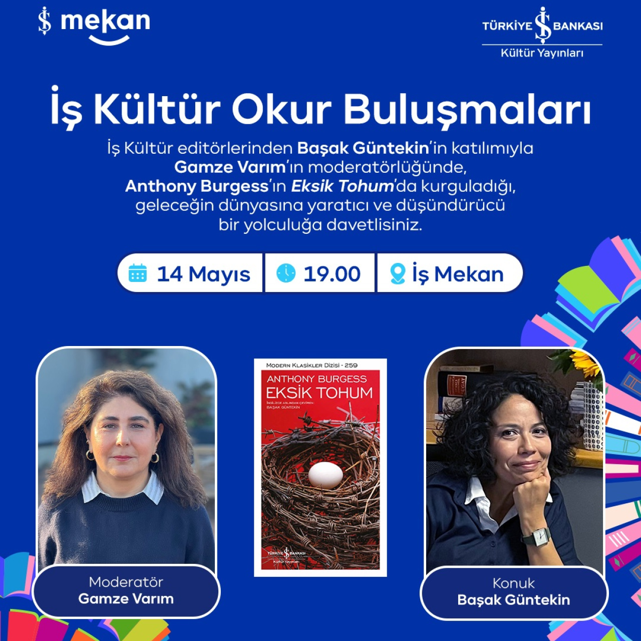 İş Kültür Okur Buluşmaları’nda Eksik Tohum konuşulacak