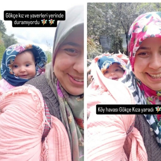 Annesinin sırtında fenomen oldu