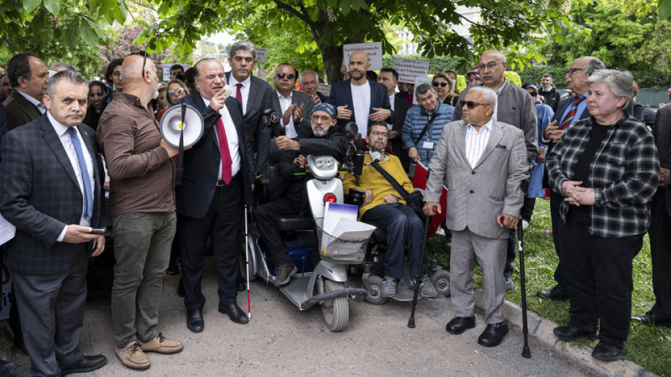 Başkent'te engellilerin talepleriyle ilgili açıklama