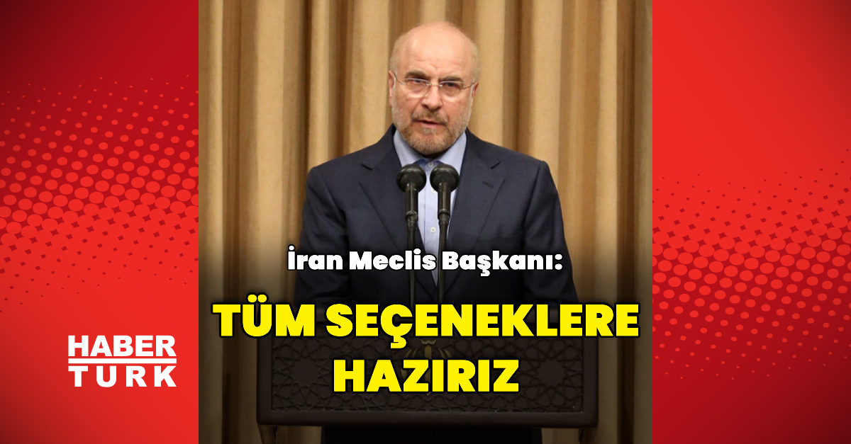 İran Meclis Başkanı, Tüm Seçeneklere Hazır
