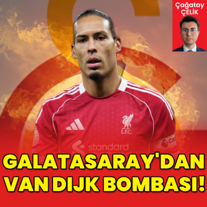 Galatasaray'dan van Dijk bombası!