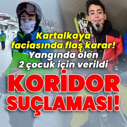 Kartalkaya faciasında ölen 2 çocuk için flaş karar!