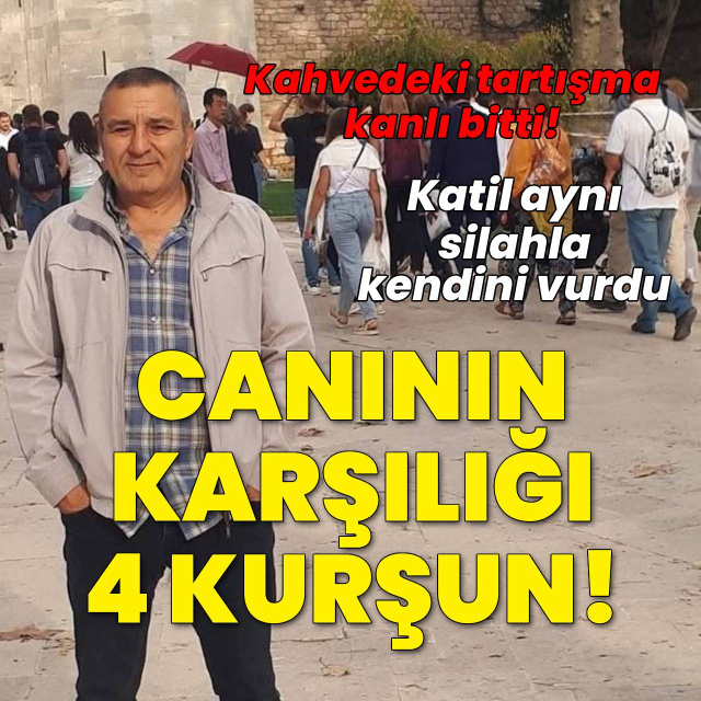 Komşusunu öldürüp canına kıydı