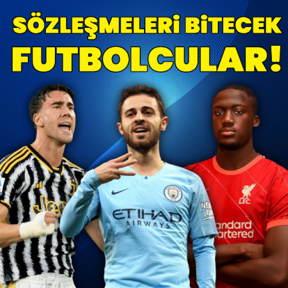 İşte sözleşmesi bitecek futbolcular!