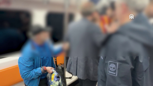 Metrodaki darpta 2 taraftar yakalandı!