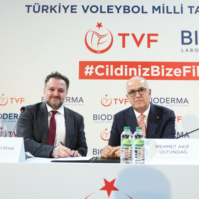 TVF ile Bioderma arasında ana sponsorluk anlaşması imzalandı