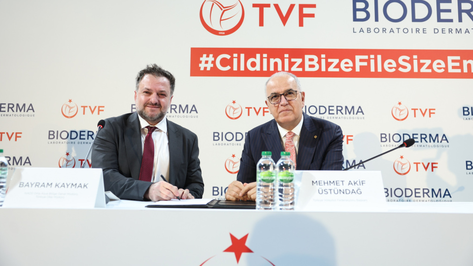 TVF ile Bioderma arasında ana sponsorluk anlaşması imzalandı