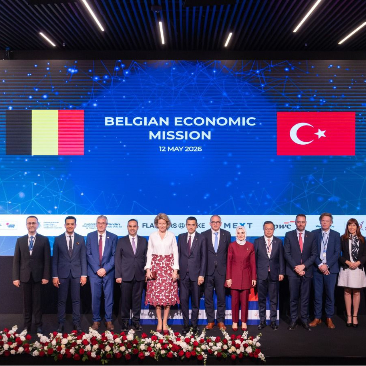 Belçika Kraliçesi Mathilde, MEXT Teknoloji Merkezi’ni ziyaret etti