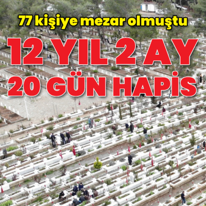 77 kişiye mezar olan binanın müteahhidine 12 yıl hapis