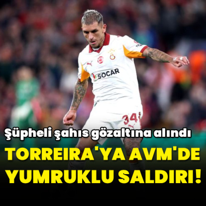 Torreira'ya AVM'de yumruklu saldırı!