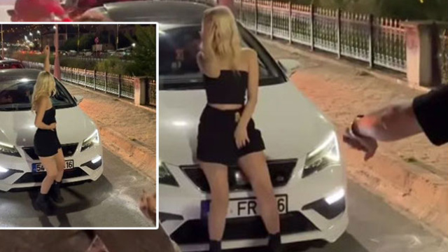 Trafikteki dans şovu pahalıya patladı!