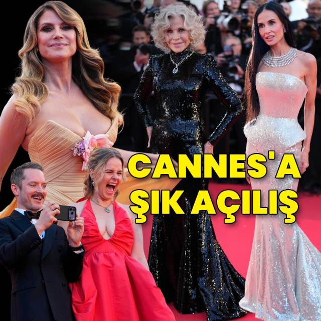 Kırmızı halıda şıklık yarışı