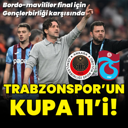 Trabzonspor'un kupa 11'i