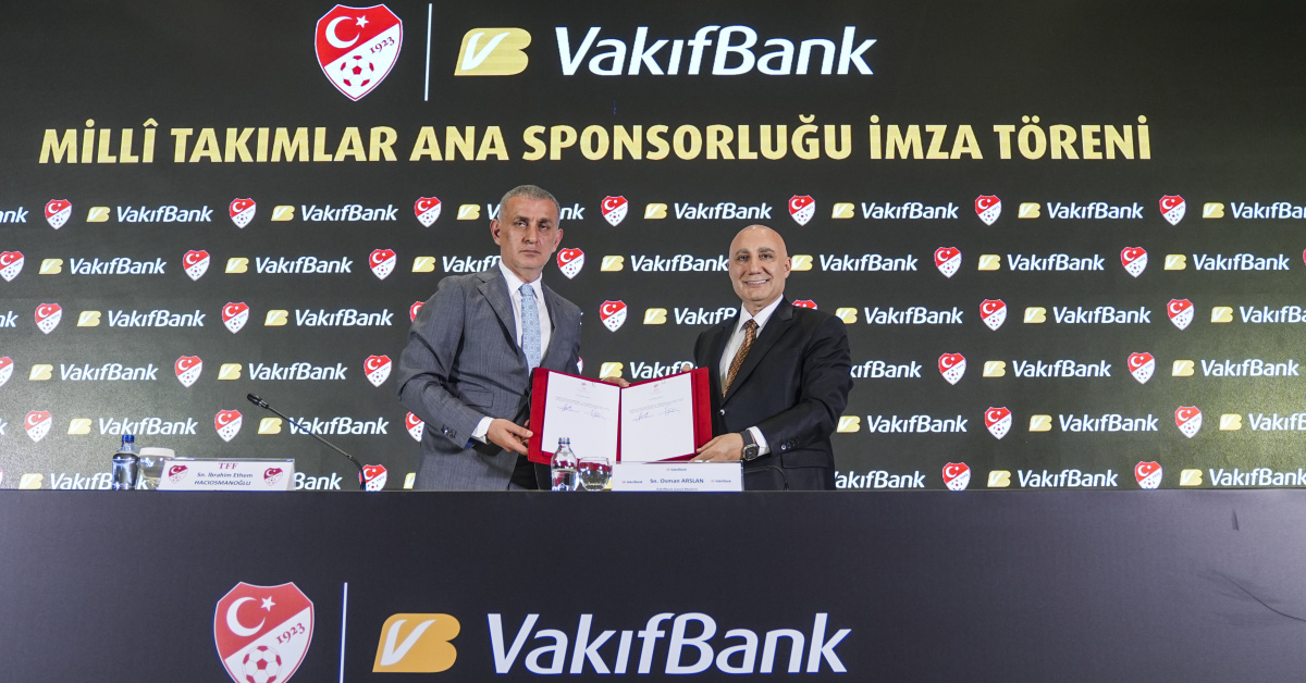 TFF ile VakıfBank'ınsponsorluk anlaşması