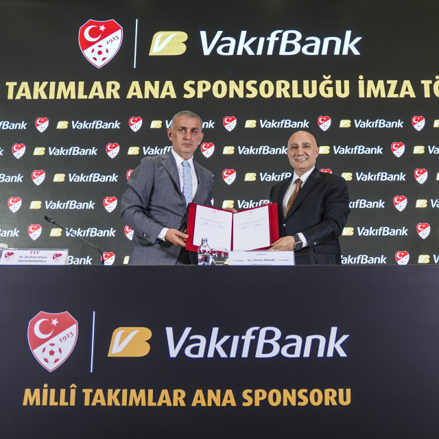 TFF ile VakıfBank arasında sponsorluk anlaşması imzalandı