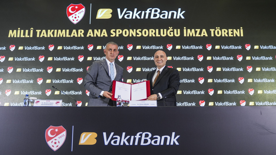 TFF ile VakıfBank arasında sponsorluk anlaşması imzalandı