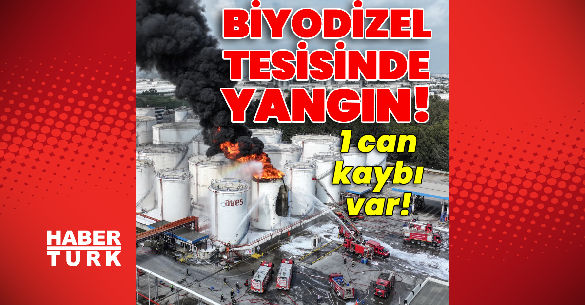Mersin'de Biyodizel Tesisinde Yangın ve Ölü