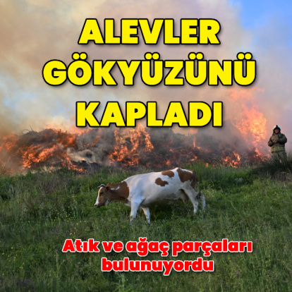 Ümraniye’de alevler gökyüzünü kapladı