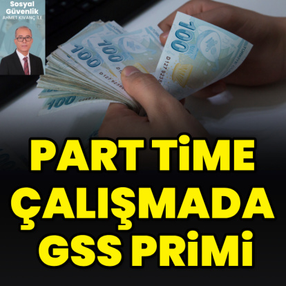 Part time çalışmada GSS primi