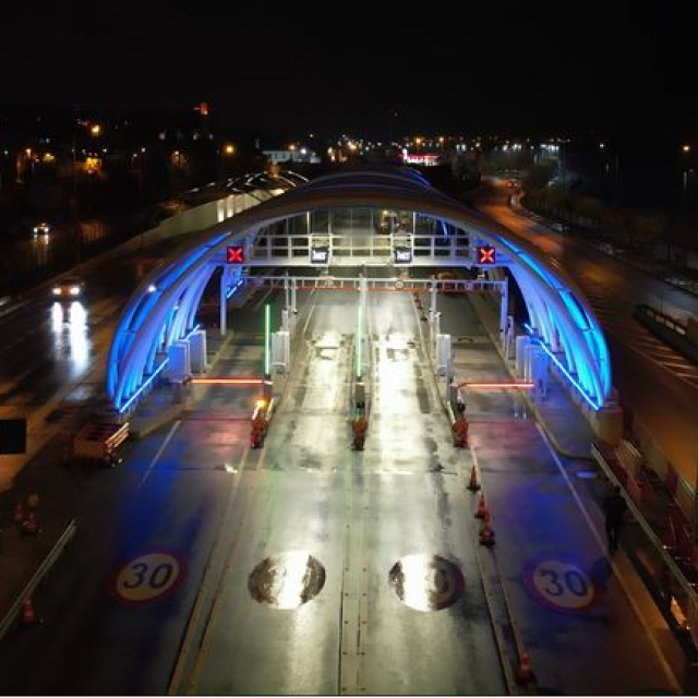 Avrasya Tüneli'nde yol bakım çalışması