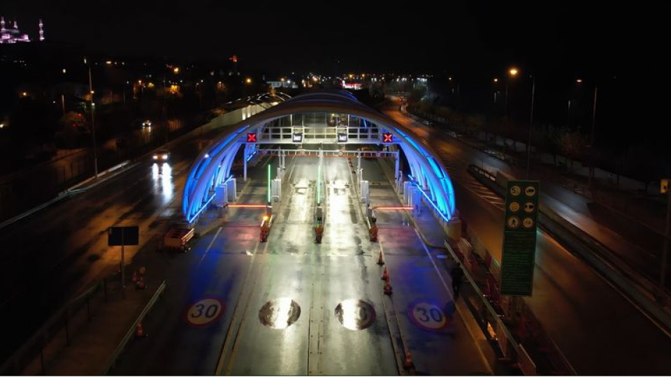 Avrasya Tüneli'nde yol bakım çalışması